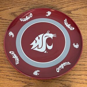 WSU Washington State Cougars dinner or serving Plate 11” limited edition